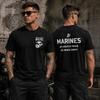Unisex Vintage Taktisches Kurzarm-T-Shirt Baumwolle Rundhals Lässig Outdoor Workout Fitnessstudio Tee Retro Militärstil Grafik-Tops