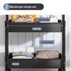 Durable Wheeled Clothes & Hat Rack for Bedrooms/Dorms with Shelves - Thick, Simple Frame, Floor-Standing.