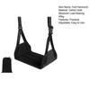 Airplane Foot Hammock with Extended Adjustment Strap 40kg Load-capacity Portable Desk Foot Hammock Sling Travel Accessory