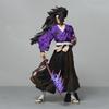 24cm Kokushibo PVC Figur Oberrang 1 Lila Mond Samurai Actionfigur Anime Ornament Sammlerstück Modell Spielzeug Geschenk