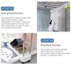 Portable Wing-Type Storage Airer Floor-standing Three-tier Stainless Steel Clothes Hanger Foldable Clothes Drying Rack
