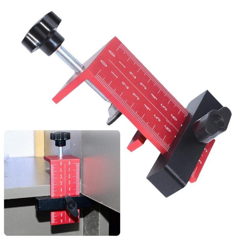 Heavy Type Aluminum Cabinet Door Alignment Aid Tool Ergonomic Rotating Base with Secure Single User Operation