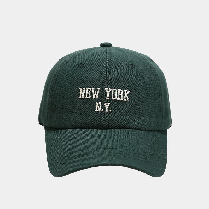 Peaked Top Soft Female Casual Hat Sun Adjustable Color Plain Solid Cap Baseball Women Stitching Embroidered Fashionable Trendy Simple Hats Caps