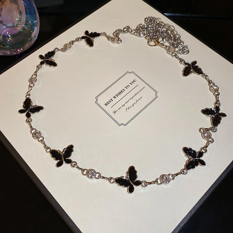 Mary Diamond-studded enamel butterfly pendant waist chain - women s luxury, high-end, and unique design belt