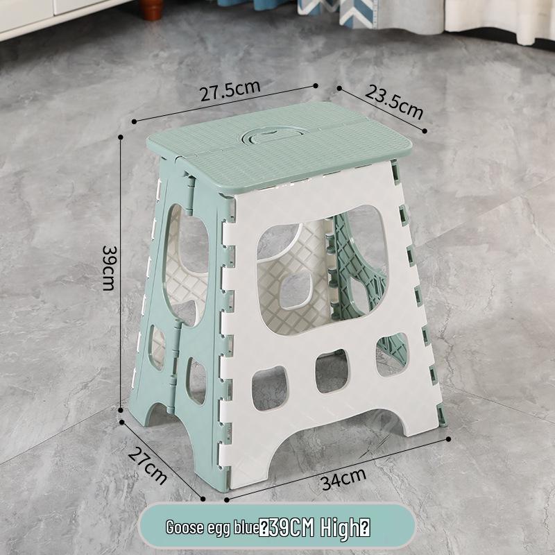 Foldable Thickened Multi-Use Stool: Fishing, Outdoor, Dining, Plastic/High/Low