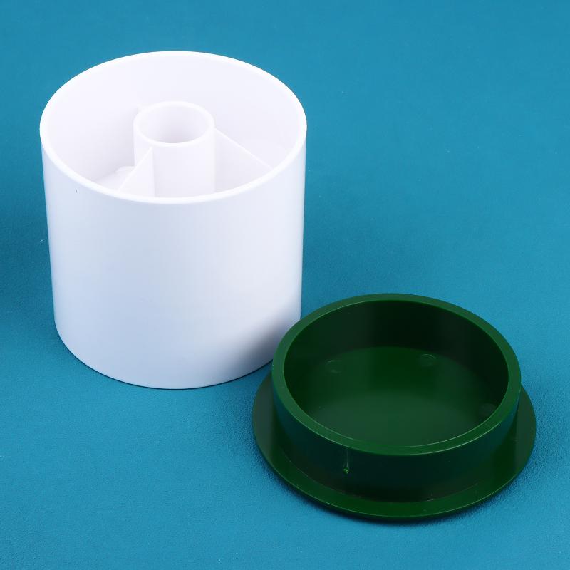 1 ks bílý golfový jamkoviště 10 cm / 15 cm plastový kroužek krytu jamkoviště pro putting green golfového hřiště tréninkový trenažér puttingu