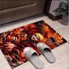 Demon Slayer Pattern Rug, Indoor/Outdoor Mat, for Picnic, Gameroom, Bedroom, Office, Living Room, Home Decor Carpet, Birthday Gift