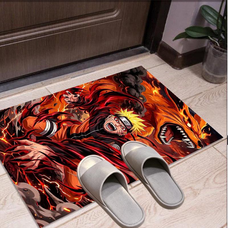 Demon Slayer Pattern Rug, Indoor/Outdoor Mat, for Picnic, Gameroom, Bedroom, Office, Living Room, Home Decor Carpet, Birthday Gift