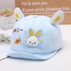 Cute Baby Baseball Cap Soft Brim Bear Patchwork Unisex Infant Duckbill Hat For Spring And Autumn