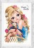 Cross Stitch Embroidery Kit - MAGIC NEEDLE - 80-10 - Cotton - Multicolored - 13 X 20 Cm