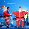 Santa Claus Inflatable Costume for Festive Fun and Stage Performances