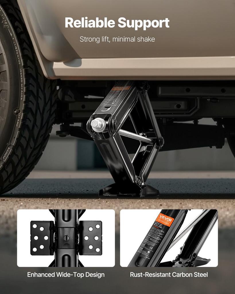 RV Scissor Jacks 6500lbs 23.4in RV Stabilizer Leveling Scissor Jacks 4 Set