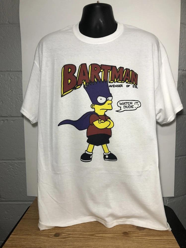 Bart Simpson BartUnisex TShirt 90 style reproduced M