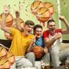 10pcs 18 inch/45.72cm basketball balloon aluminum foil balloon sports party basketball themed birthday party decoration supplies