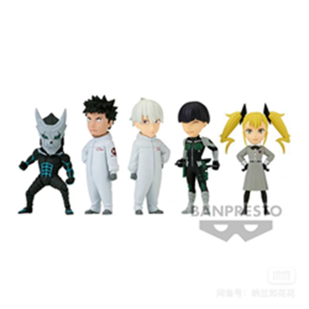 5Pcs Anime kaiju No.8 Hibino Kafka Figure Ashiro Mina Standing Monster Anime Model Toy Gift Collection Action Figure PVC No box