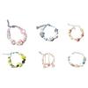 Lightweight Beaded Charm Bracelet Adjustable Wristchain Fashion Wrist Jewelry Stylish Wristband for Casual Outfits