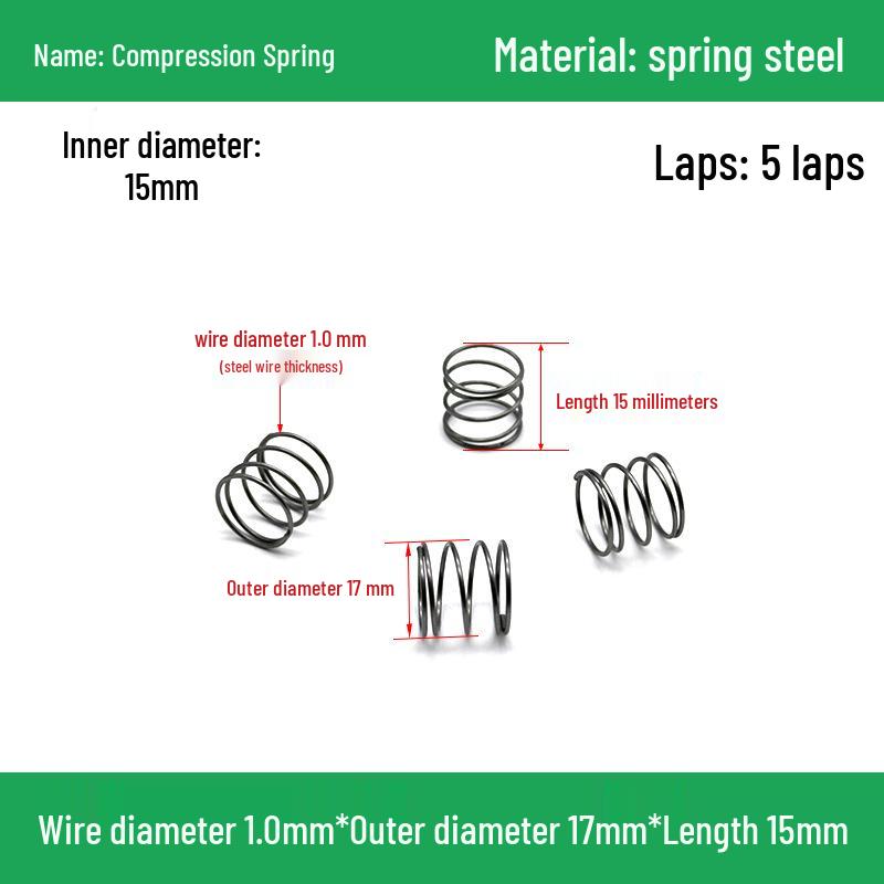 Heavy Duty Y-Type Compression Spring Shock Absorber, 1.0mm Wire Diameter, Outer Diameter 5-20mm.