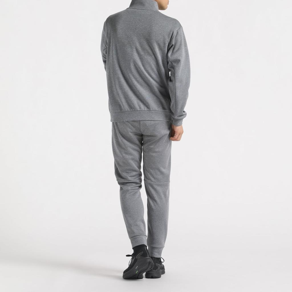 Sweat Descente Soft Warm Stand Jacket Stretch Thermal Training Running Gray L [Move Sports]