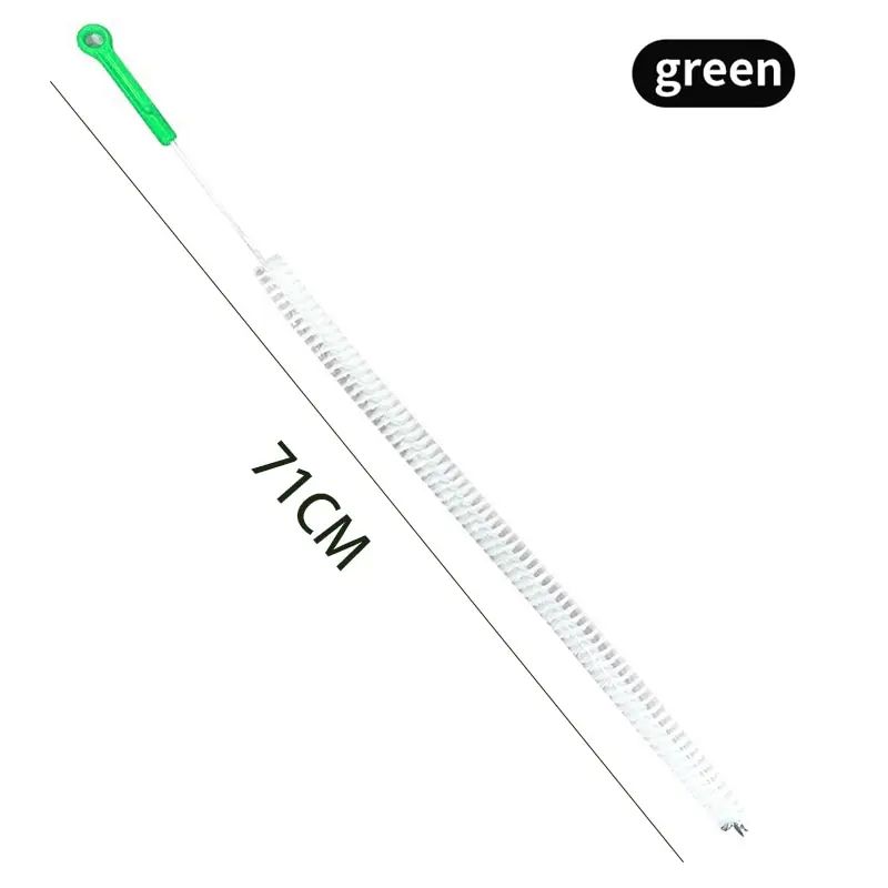 Pipe Dredging Brush Bathroom Sewer Hair Remove Sink Cleaning Brush 48/71cm Drain Cleaner Bendable Flexible Cleaning Tools