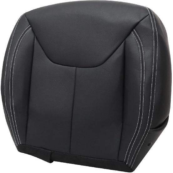 GXARTS #X9 Black Front Driver Side Bottom Seat Cover Replacement Leather Compatible with Jeep Wrangler 2013 2014 2015 2016 2017