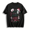 Santa's Favorite Nurse Christmas Themed Nursing Graphic Tee Pure Cotton T-shirt