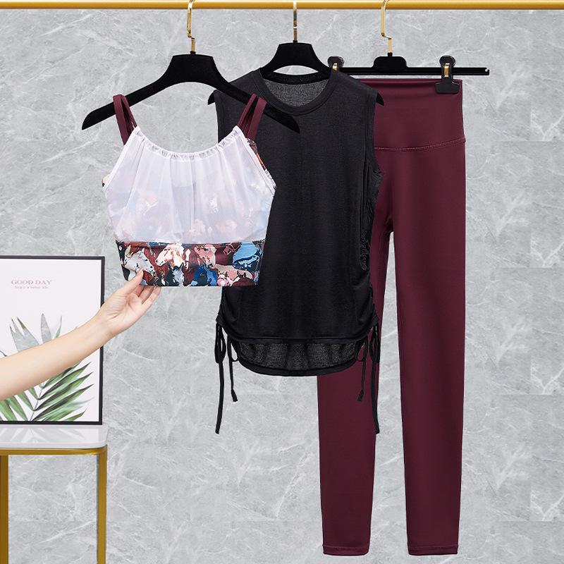 Women's High-Intensity Shockproof Sports Bra & Yoga Vest Set