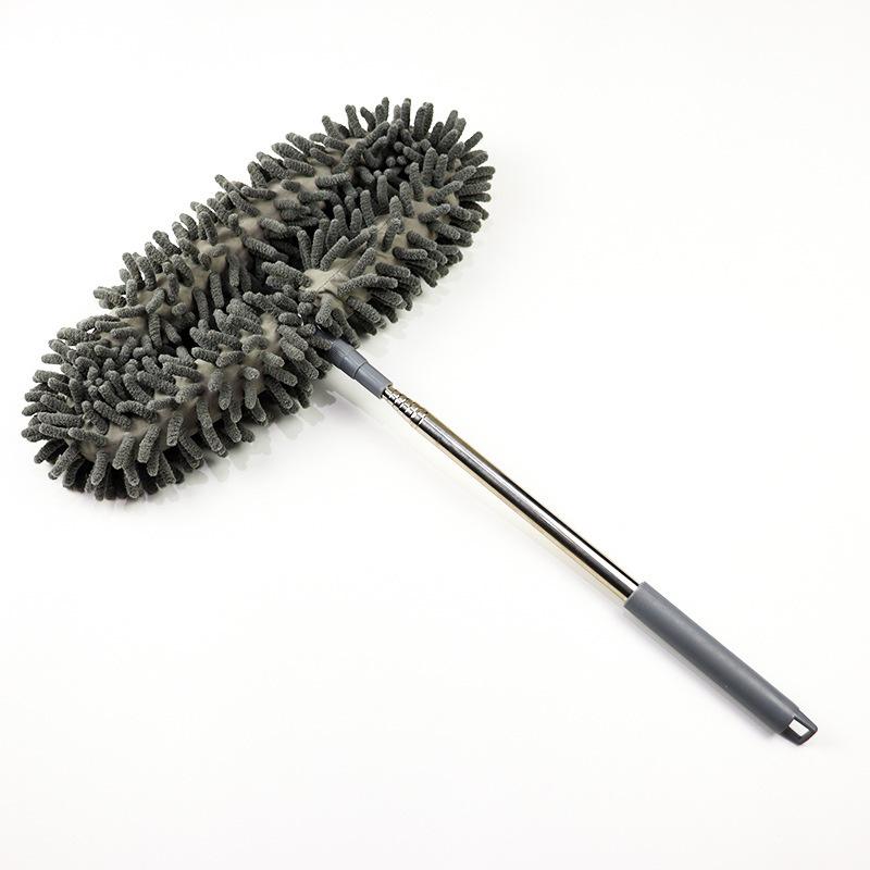 

Extendable Ceiling Fan Duster with Adjustable Length - Heavy-Duty Plastic & Superfine Fiber Head, Ceiling Fan Duster, Ceiling Fan Cleaning сірий