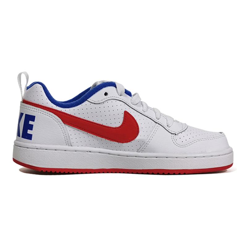 Nike Court Borough Low White Blue Red GS Sneakers DM2420-164