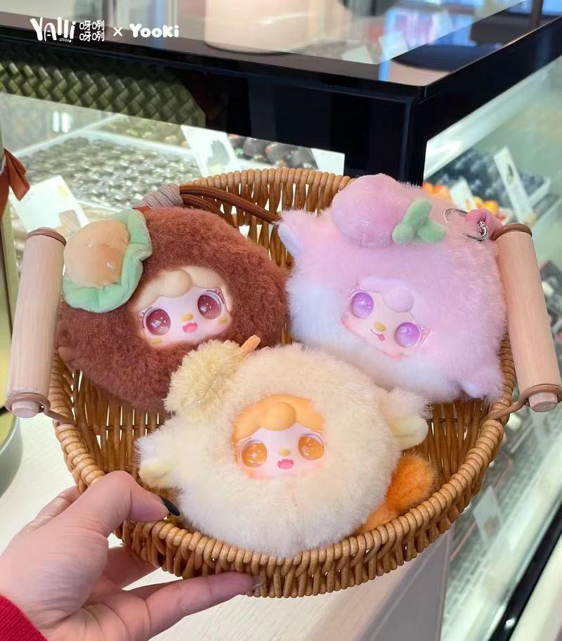 Genuine New Yooki Mirror Comb Series Plush Blind Box Trendy Dolls Bag Charm Keychain Soft Stuffed Pendant For Girl Birthday Gift Cuddly Fluffy