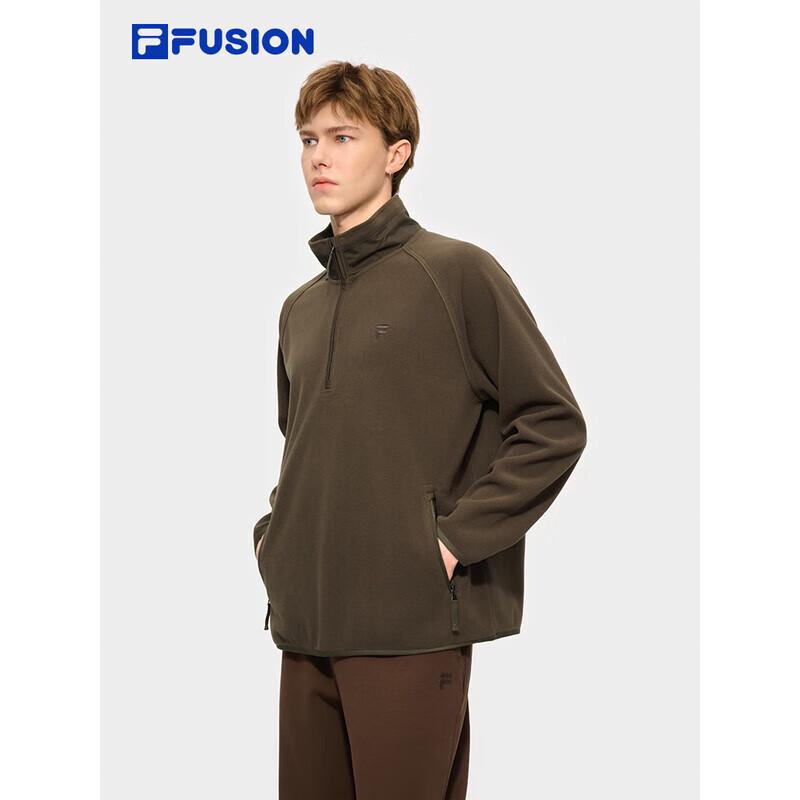 FILA FUSION Men s Loose-Fit Fleece Knit Pullover L 9700₽