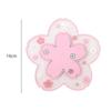 Cherry Blossoms Shape Silicone Coaster Coffee Table Cup Mats Pad Heat Insulation3pcs, Pink)