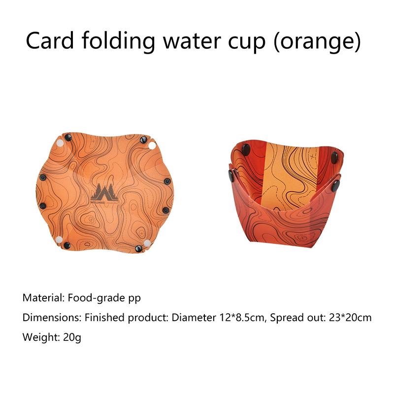 Outdoor Lightweight Folding Tableware Portable Bowl Plates Coffee Filter Funnel Cup Heatproof Food-Grade Tableware Easy To Clean