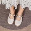 Korean Version Shallow Mouth Single Shoes Female 2024 New Fashion Casual Simple All-match Color Matching Women Shoes Summertime