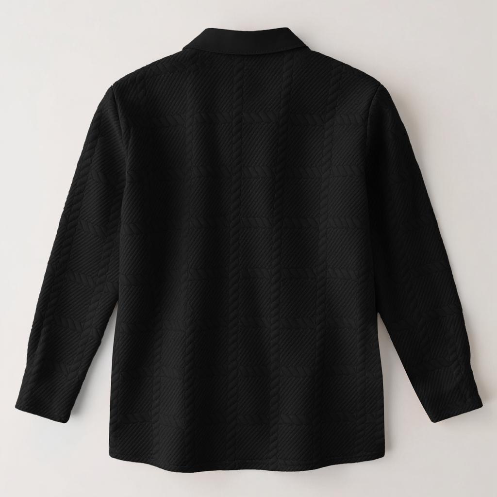Men's Leisure Fashion Monochrome Shirt Upper Garment