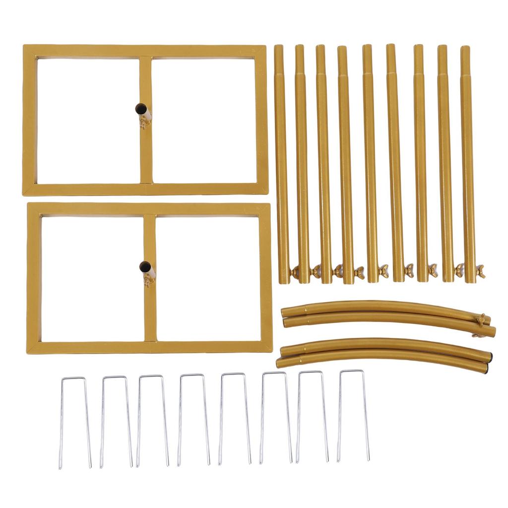 Stojak na łuk weselny Złoty Łuk z zakrzywionym topem Stojak na tło Łuki weselne na ceremonię Urodziny Rocznica Ukończenie szkoły
