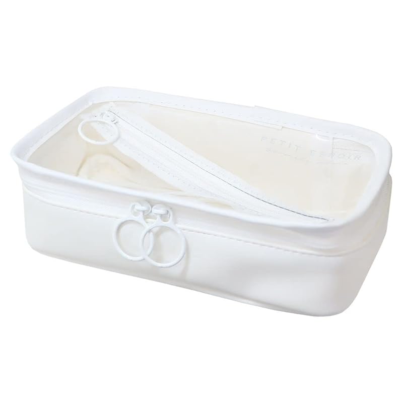 

Kamiojapan Zipper clear pen pouch [white/WHITE]