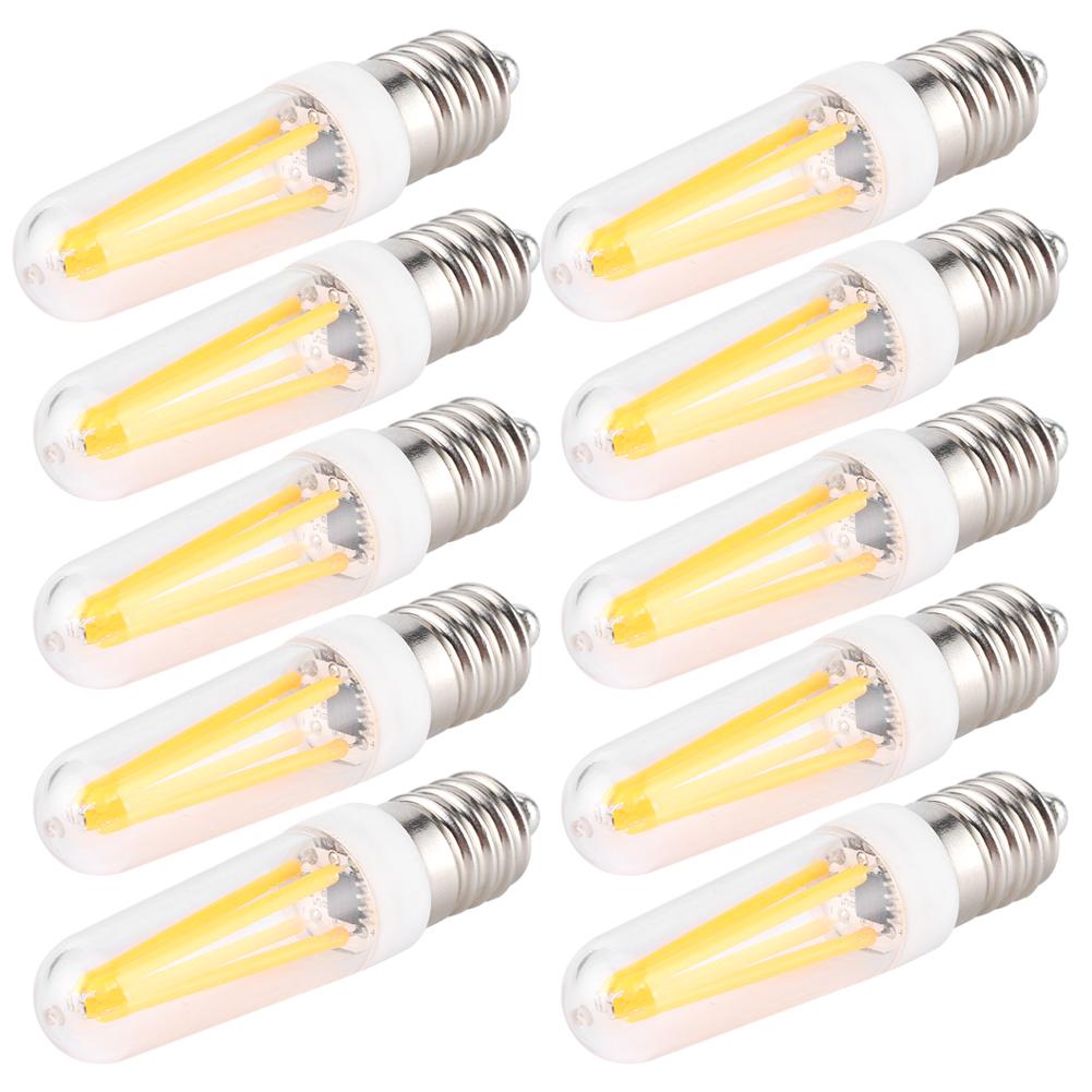 10Pcs Mini Dimmable E14 LED Light Bulb 3W AC 230V for Home Car Cabinet Hotel Lighting