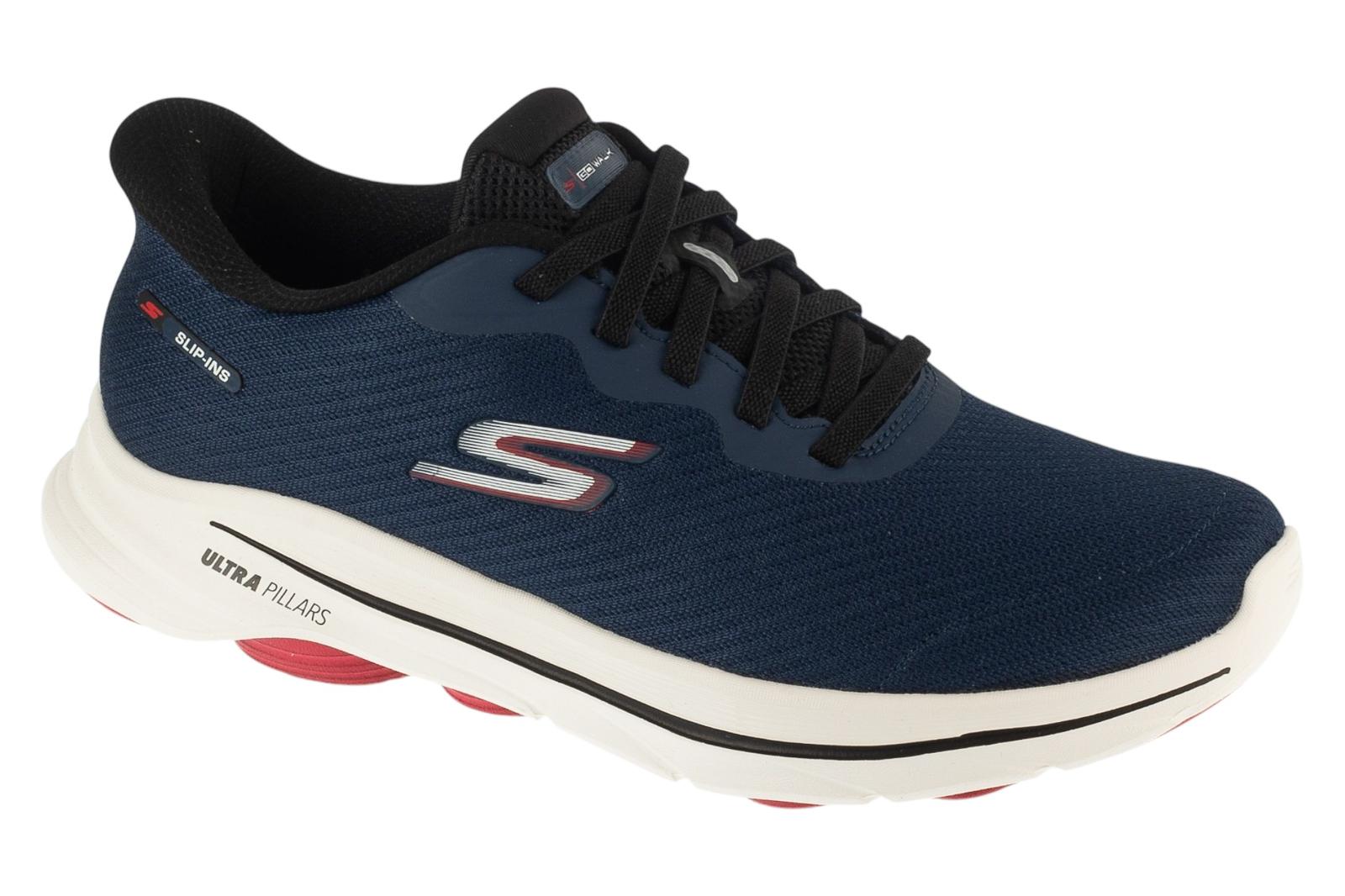 Skechers Slip-Ins: GO Walk 8 - Pate, Herren Marineblaue Sneaker 43 dunkelblau