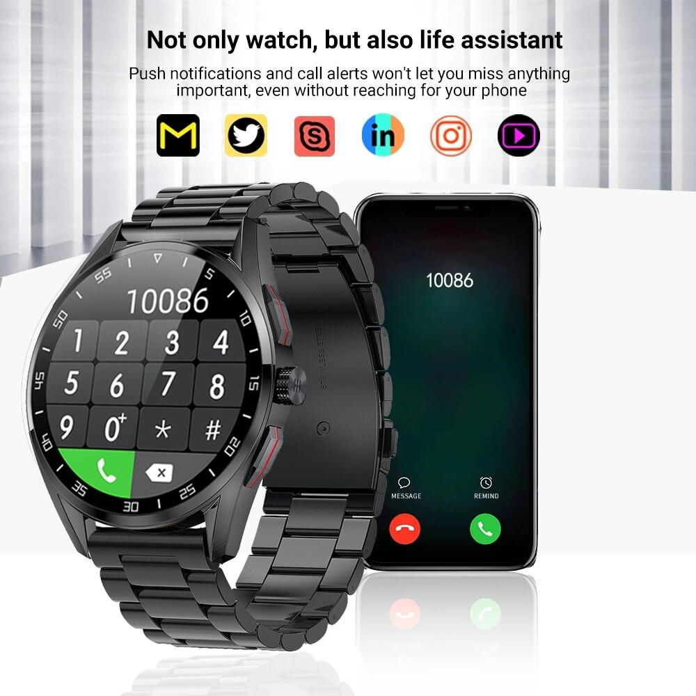 Bluetooth Anruf Smart Watch Männer IP68 Wasserdicht BP Pulsmesser Drehknopf  Smartwatch für Samsung Xiaomi Huawei GT2 günstig kaufen — Preis, kostenlose  Lieferung, echte Bewertungen mit Fotos — Joom