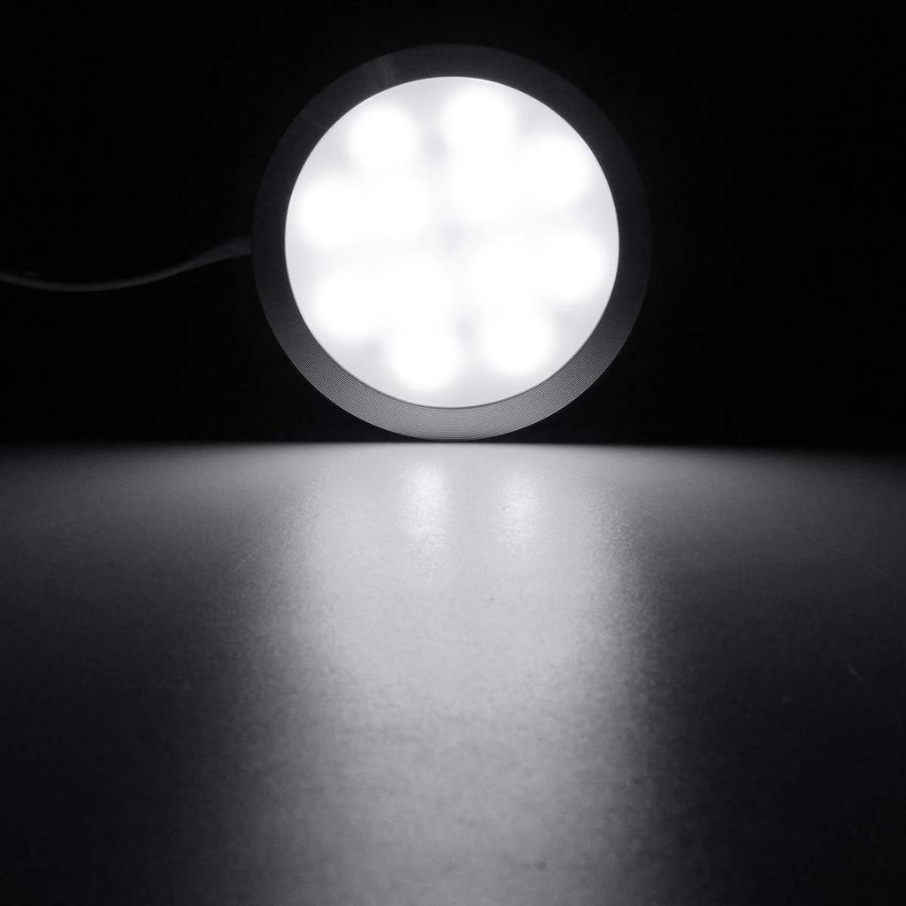 12V LED zapuštěné svítidlo do stropu Osvětlení interiéru karavanu Střešní stropní světlo Skříňka pro obytný vůz, obytný vůz, přívěs, člun, dodávka