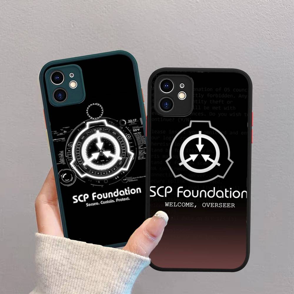 SCP Foundation Game Sci Fi For IPhone 11 12 13 14 15 16 Pro Max Plus Matte Translucent Phone Cover