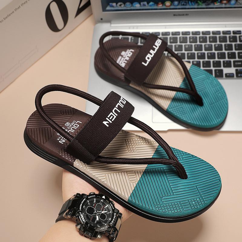 20252025 large size foreign trade outdoor travel Xiyin large size casual sandals flip-flops men's shoes beach shoes