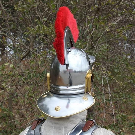Imperial Roman Centurion Historical Helmet Armor 18G Steel