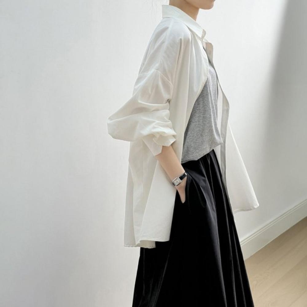 Lala Basic Cotton Shirt Maiac041