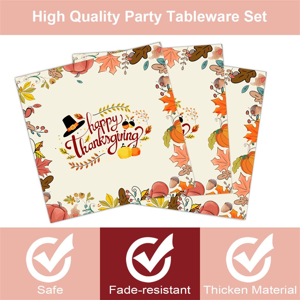 Thanksgiving Themed Party Decoration Set