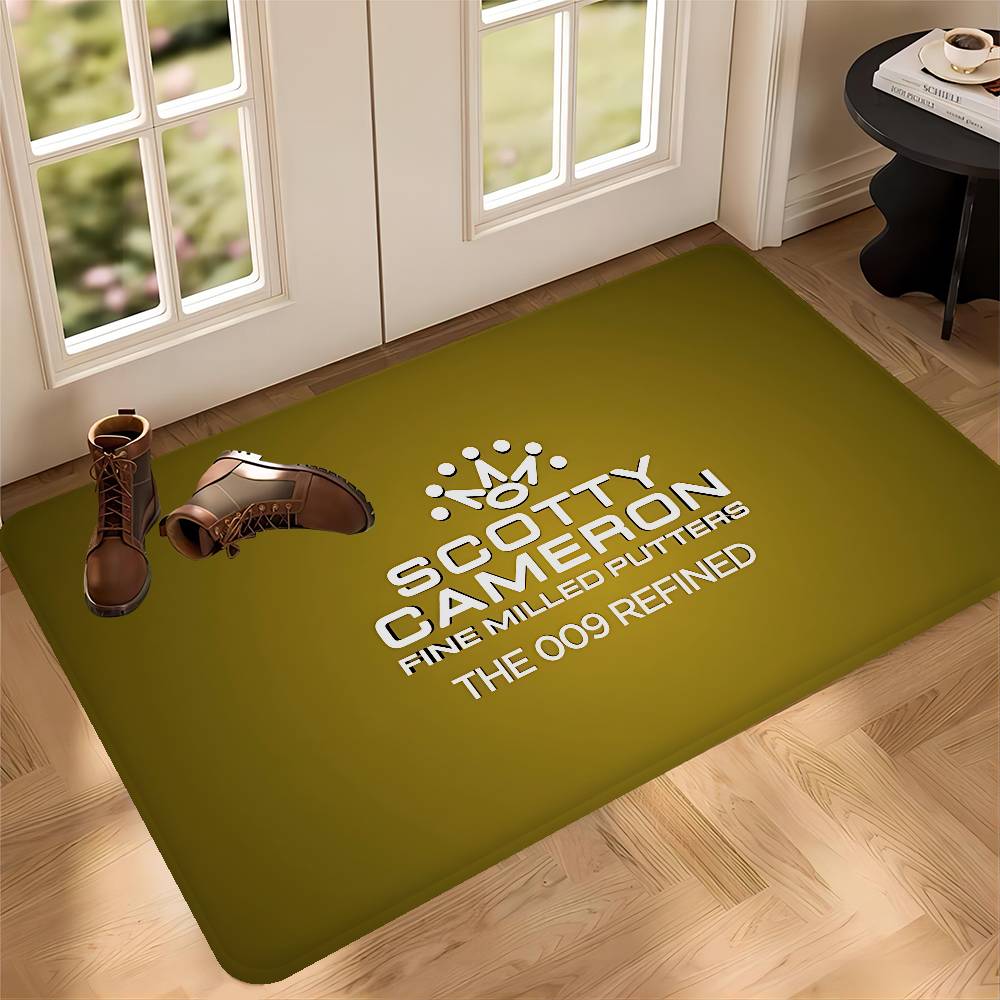 S-Scotty C-Cameron Floor Mat Retro Multiple Choice Living Room Kitchen Rug Non-Slip Modern Home Decor