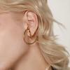 Vintage Geometric Irregular Curve Clip Earrings For Women Ear Cuff Wrap Non Pierced Earings Fashion Jewelry