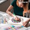 Shuttle Art Gel Ballpoint Glitter Color 240 Pack 120 for Photo Album with Case Pens, Pens, Pens, (120 Colors), Refills, Water-based, Coloring,