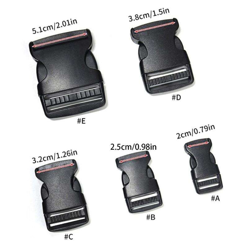 Lightweight Backpack Buckle for Personalized Fit Replacement Multiple Size Convenient Side Release Buckle