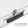 Multipurpose Tinplate Box Handle Large Capacity Exquisite Appearance Jewelry Stationery Organizer Desktop Drawer Keepsake Gift